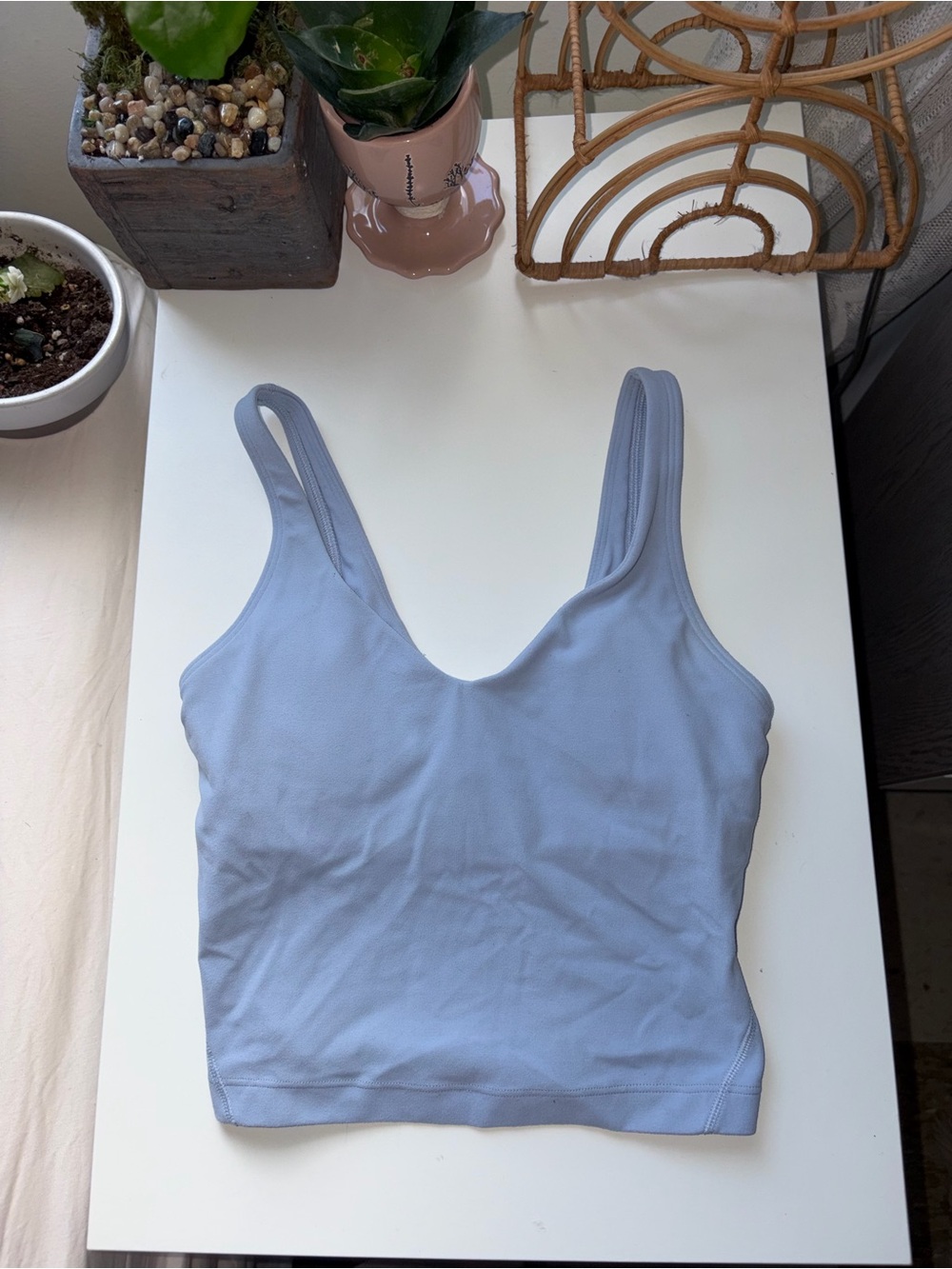 Light Blue Lululemon Align Tank Top
